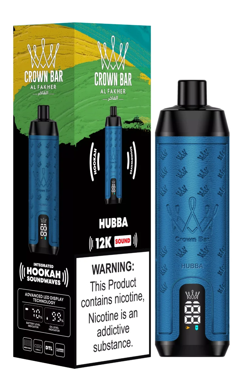 AI Fakher Crown Bar 12000 Trekken Wegwerp E-sigaret – Hubba