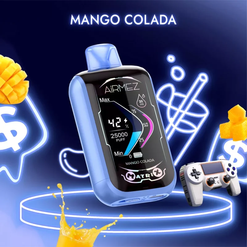 Airmez Matrix 25000 Trekken Wegwerp E-sigaret – Mango Colada