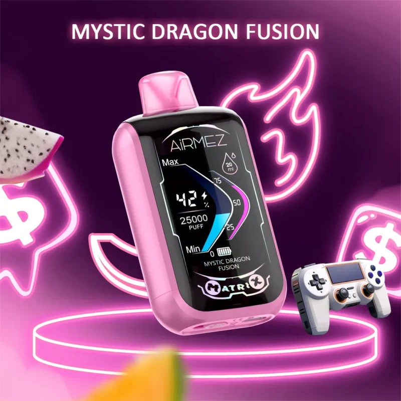 Airmez Matrix 25000 Trekken Wegwerp E-sigaret – Mystieke Draak Fusie