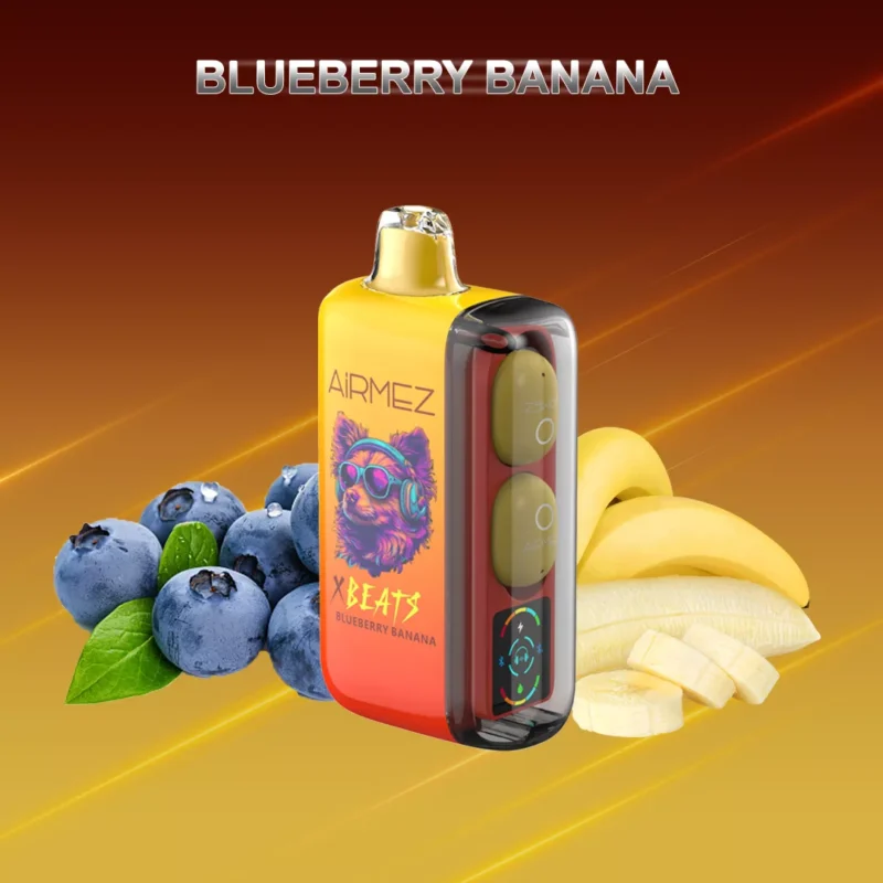 Airmez Xbeats 40000 Trekken Wegwerp E-sigaret – Blauwe Bes Banaan