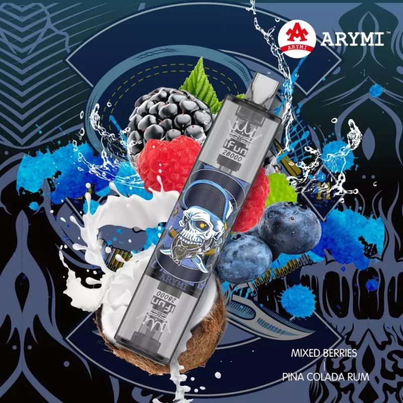 Arymi IFUN 28000 Trekken Wegwerp E-sigaret – Gemengde Bessen - Pina Colada Rum