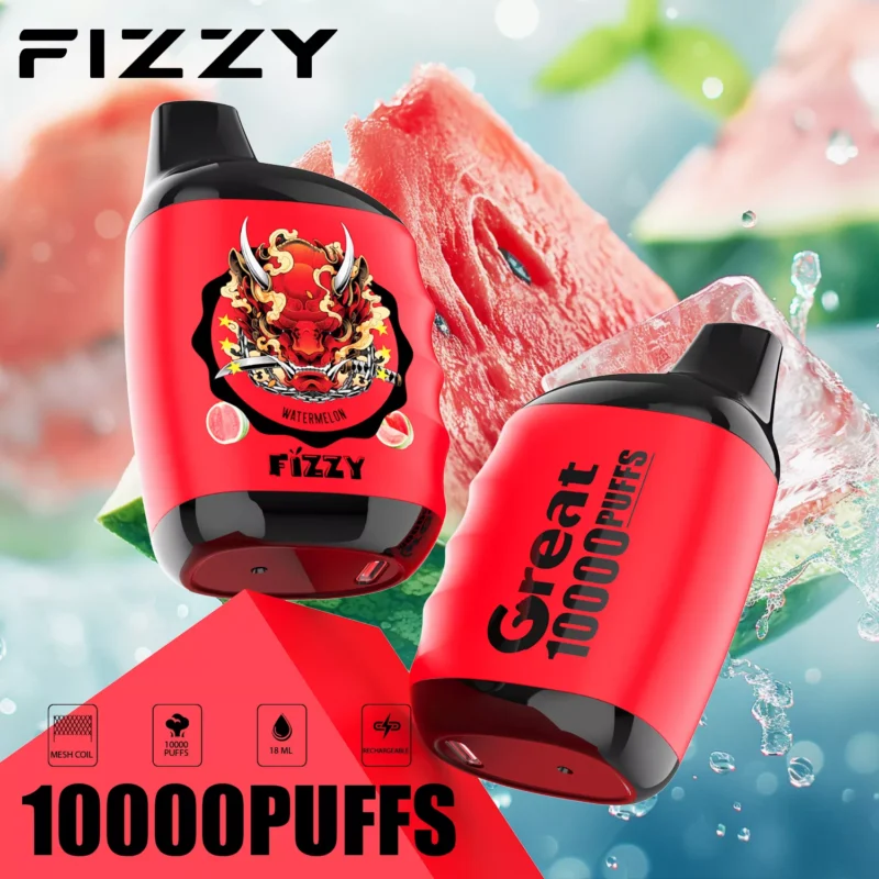 Fizzy GREAT 10000 Trekken Wegwerp E-sigaret – Watermeloen