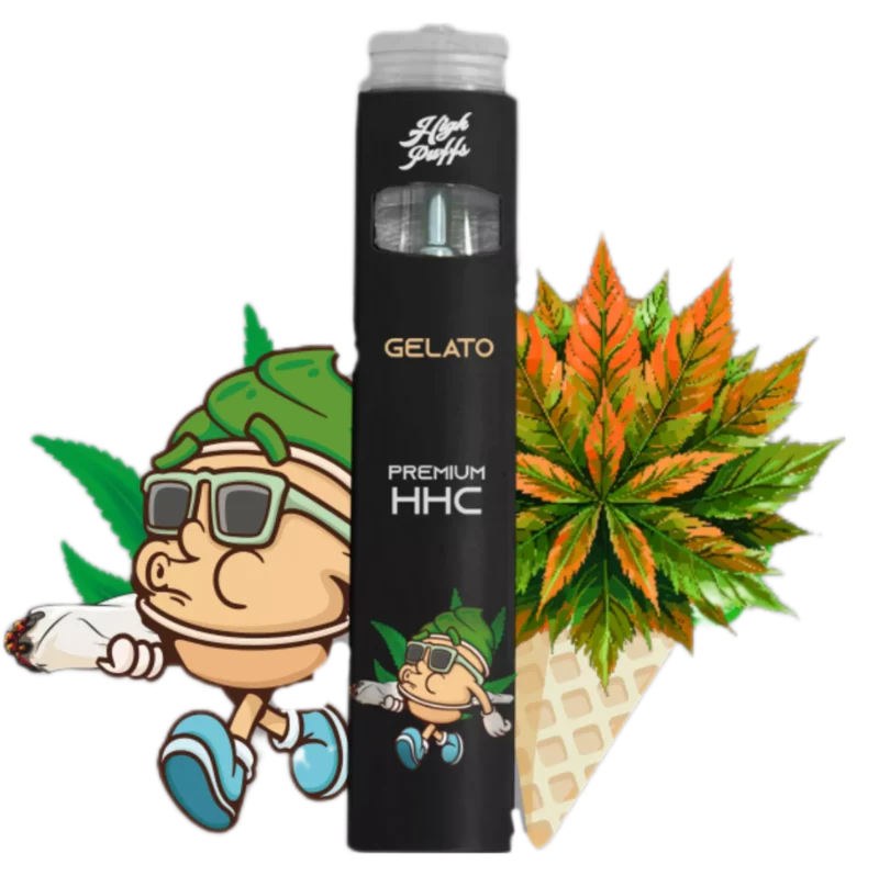HighPuffs %95 HHC DISPOSABLE PEN Trekken Wegwerp E-sigaret – GELATO