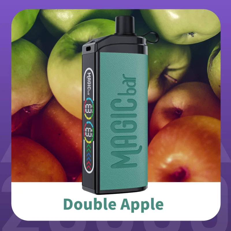 Magic bar Alpha 20000 Trekken Wegwerp E-sigaret – Dubbele Appel