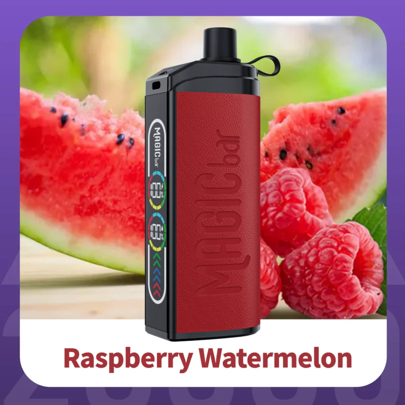 Magic bar Alpha 20000 Trekken Wegwerp E-sigaret – Framboos Watermeloen