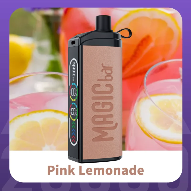 Magic bar Alpha 20000 Trekken Wegwerp E-sigaret – Roze Limonade