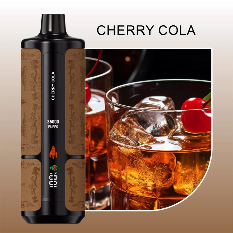Smpo TRON35000 Trekken Shisha Wegwerp E-sigaret – Kersen Cola