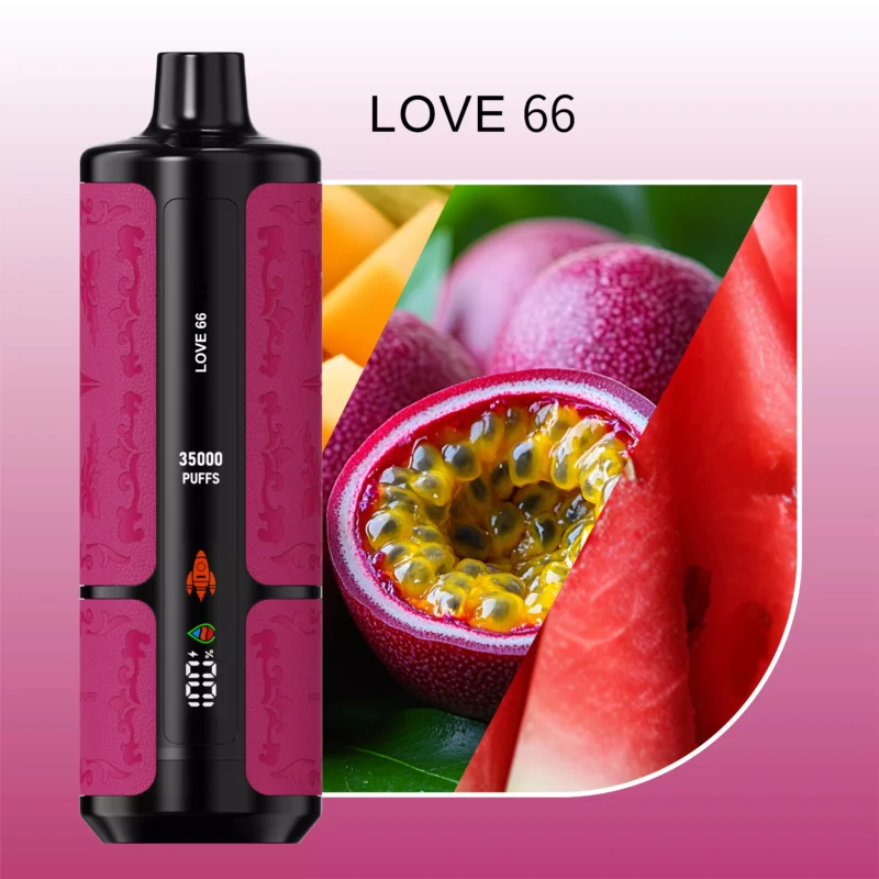 Smpo TRON35000 Trekken Shisha Wegwerp E-sigaret – Liefde 66