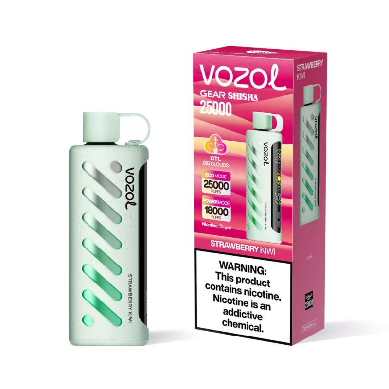 Vozol Gear Shisha 25000 Trekken Wegwerp E-sigaret – Aardbei Kiwi