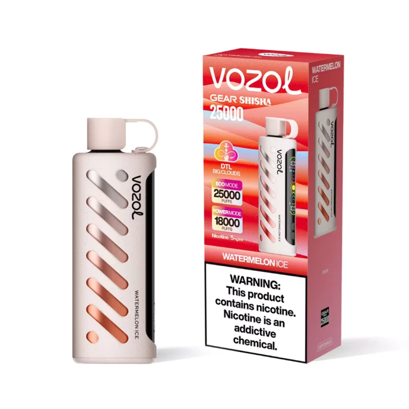 Vozol Gear Shisha 25000 Trekken Wegwerp E-sigaret – Watermeloen ijs