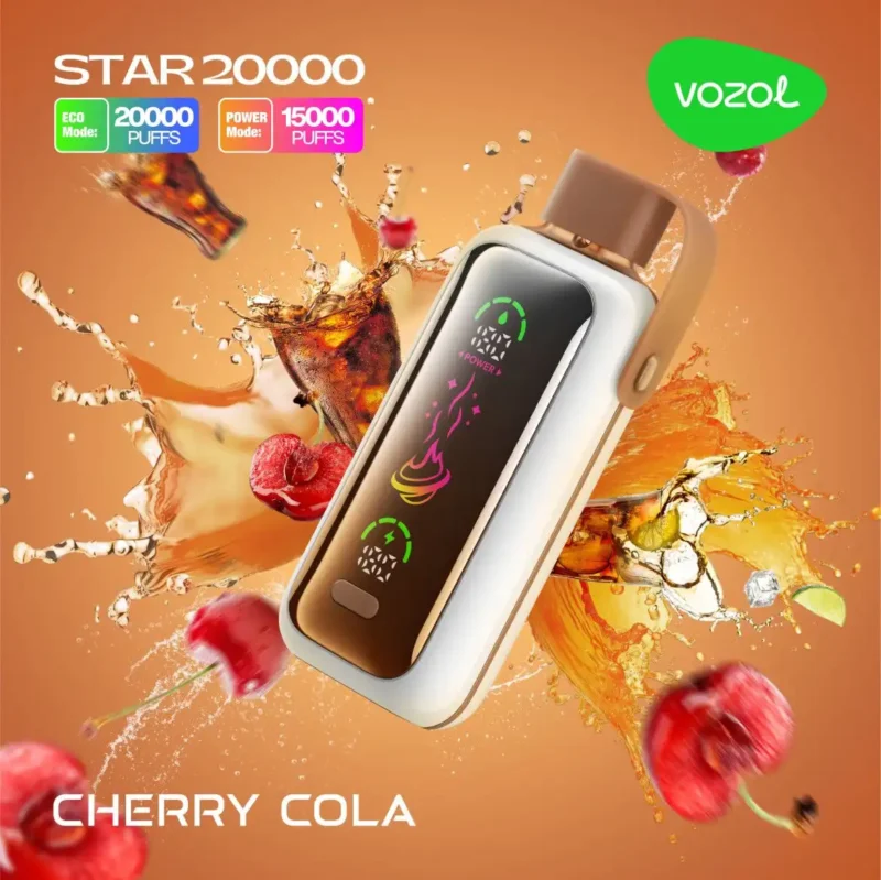 Vozol Star 20000 Trekken Wegwerp E-sigaret – KERS COLA